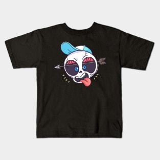 Arrow Skull Funny face Kids T-Shirt